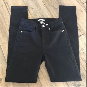 Good American high waisted black skinny jeans 2 26
